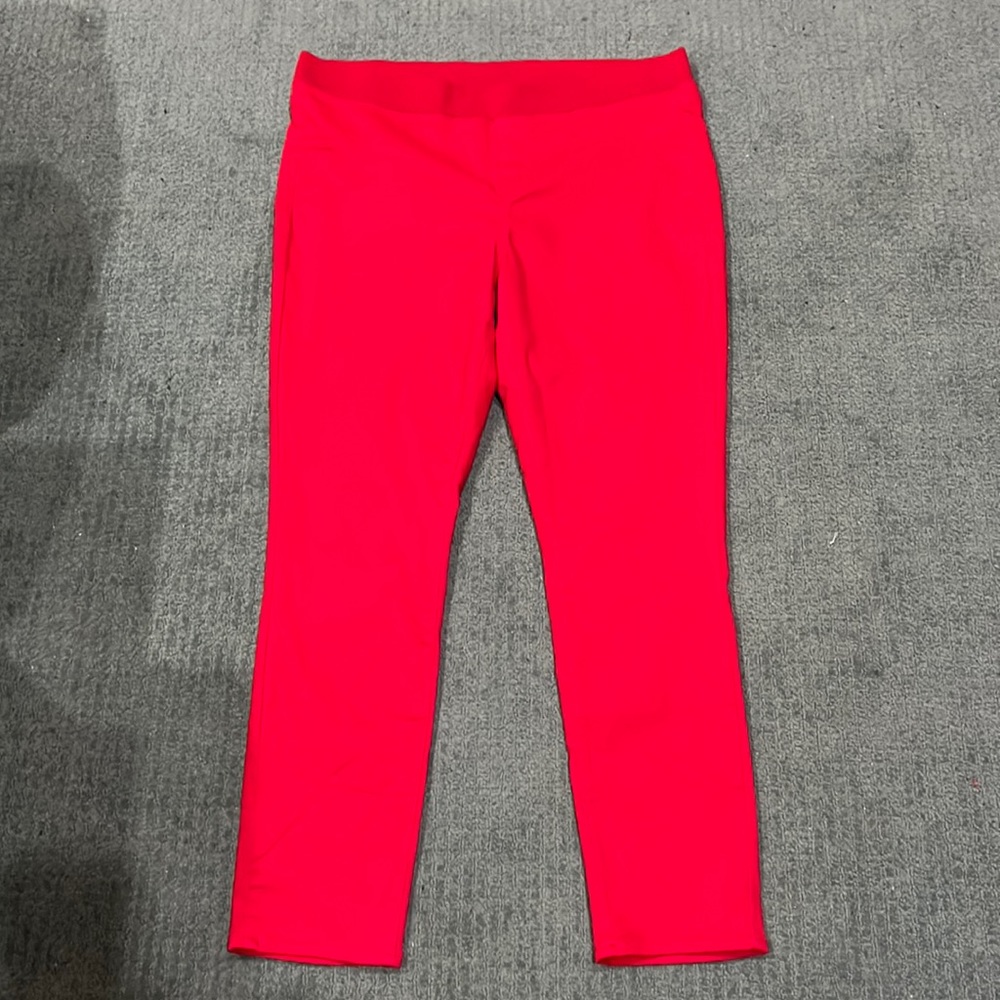 Red jeggings